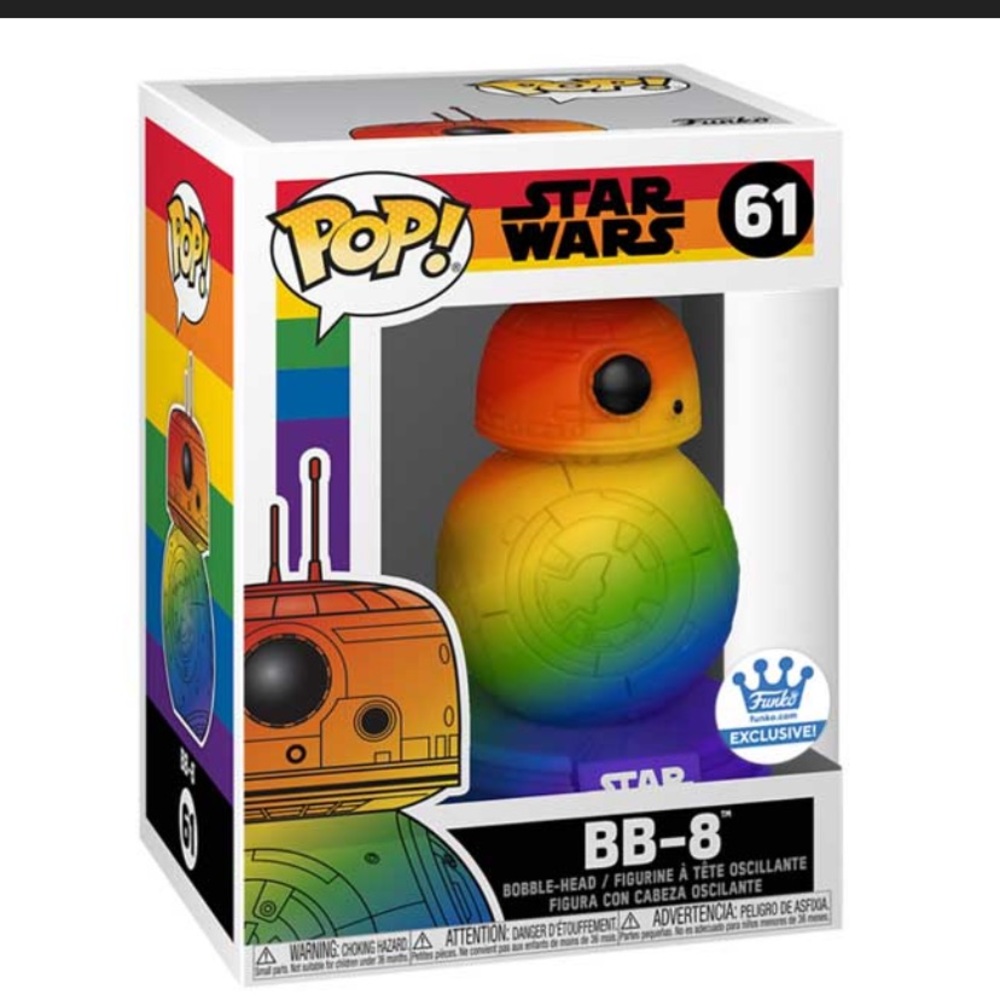 FunkoPop BB-8 Rainbow Bobblehead